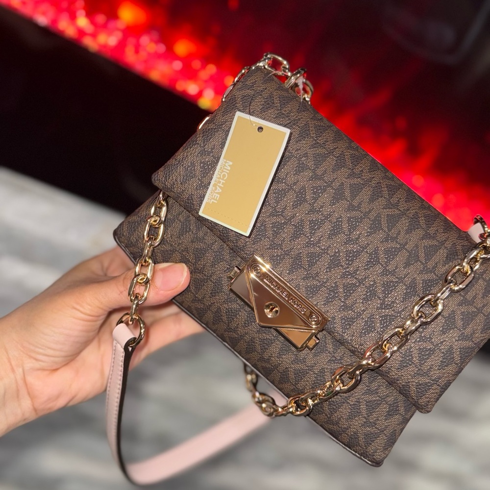 Michael Kors Dark Brown Crossbody Bag